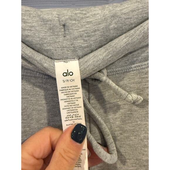 Alo Sway Bootcut Sweatpant Athletic Dark Gray - Picture 5 of 5